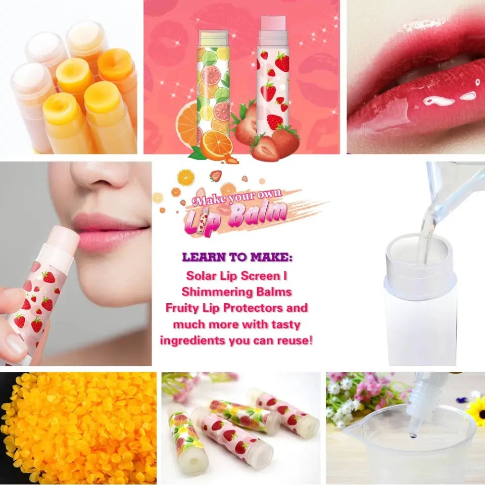 A&G Make Your Own Lip Balm Kit with Essential Oils
