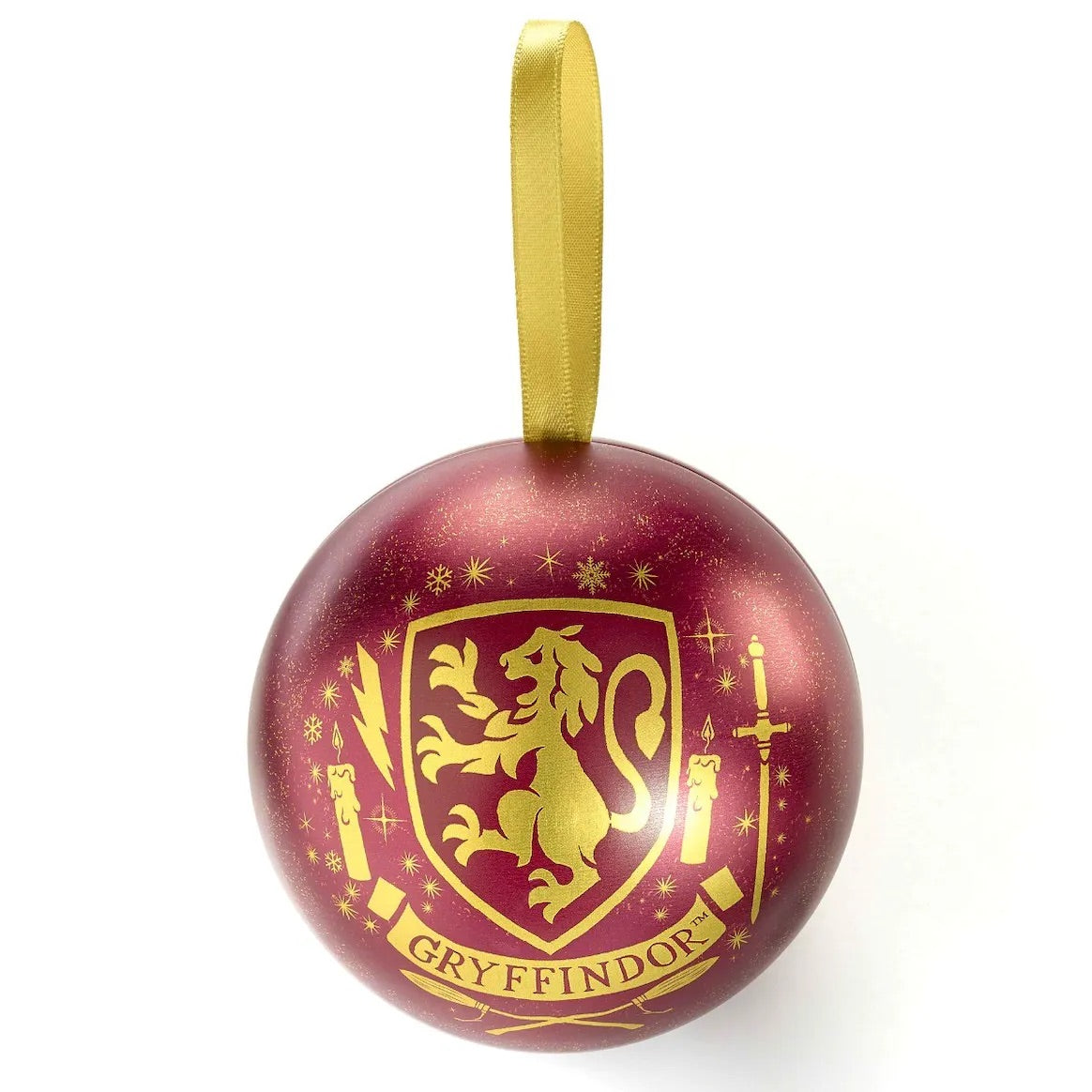 Official Harry Potter Gryffindor Christmas Bauble with House Necklace