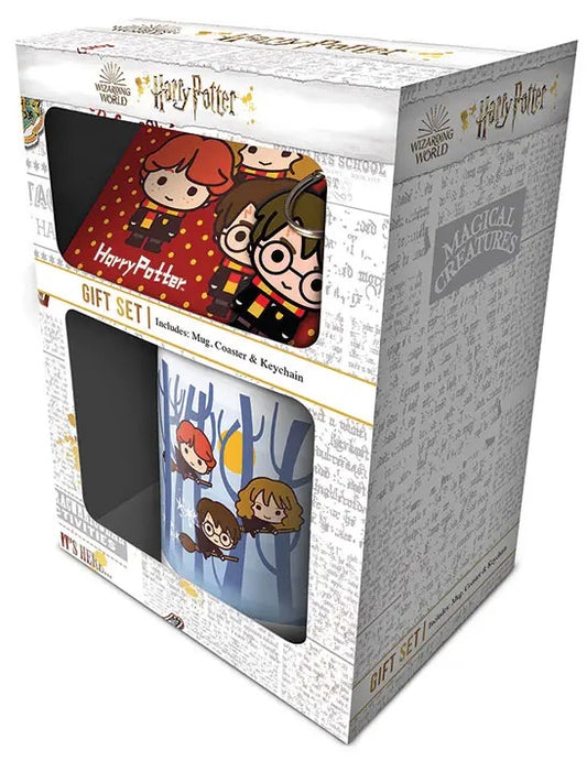 Harry Potter (Chibi) Mug Coaster and Keychain Set - Spellbound