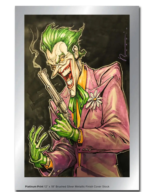 Joker: No Laughing Matter - 12" X 18" Platinum Print - Spellbound