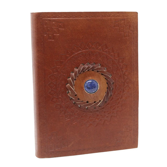 Leather Lapis Notebook (7x5") - Spellbound