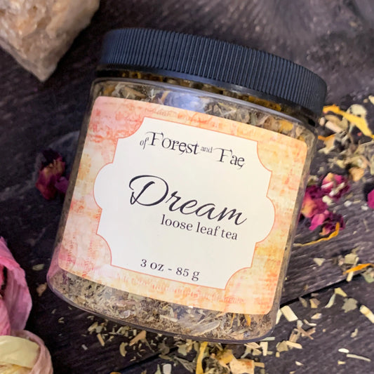 Dream Tea - Hand Blended | Lucid Dreaming | Hedge Witch | Green Witch Tea | Mugwort Tea | Divination | Sleepy Tea | Witch Tea | Organic Tea - Spellbound