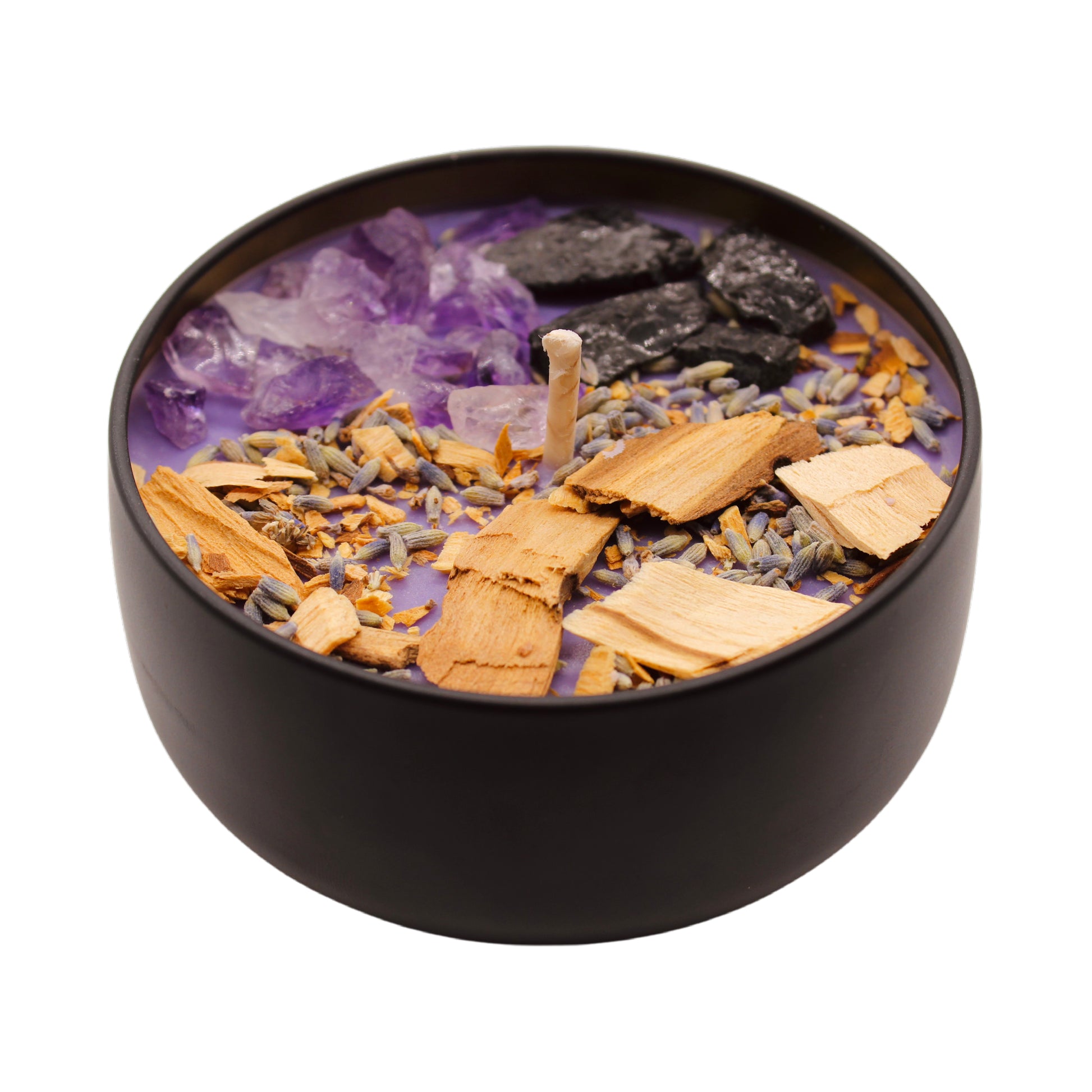 Energy Cleansing Crystal Candle - Spellbound