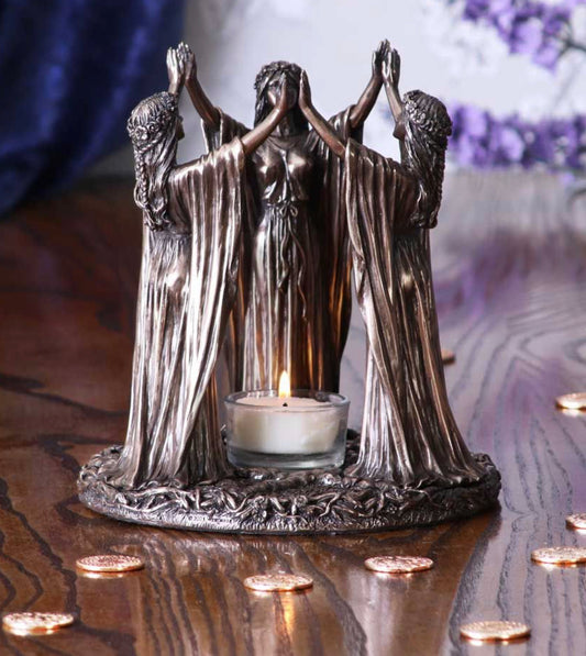 Wicca Ceremony Tea Light Holder 17cm - Spellbound