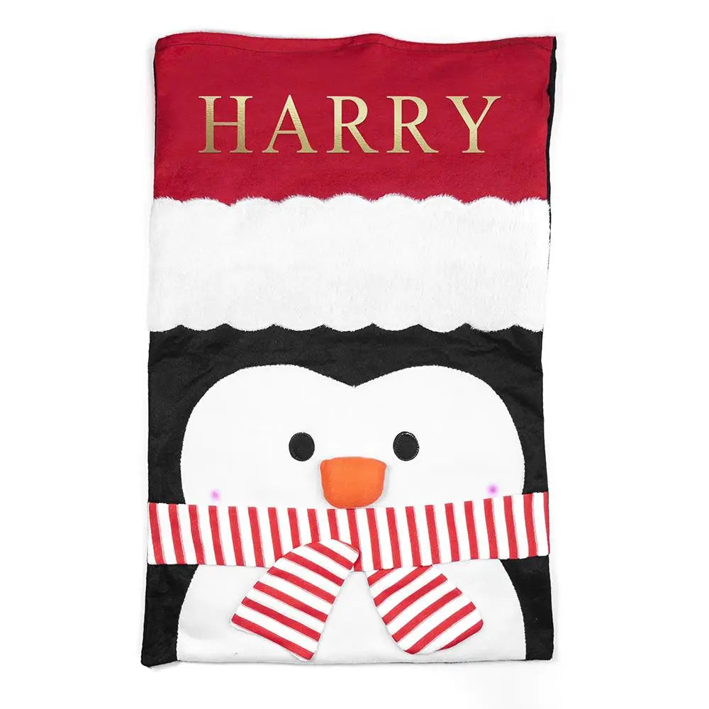 Personalised Penguin Santa Sack - Spellbound