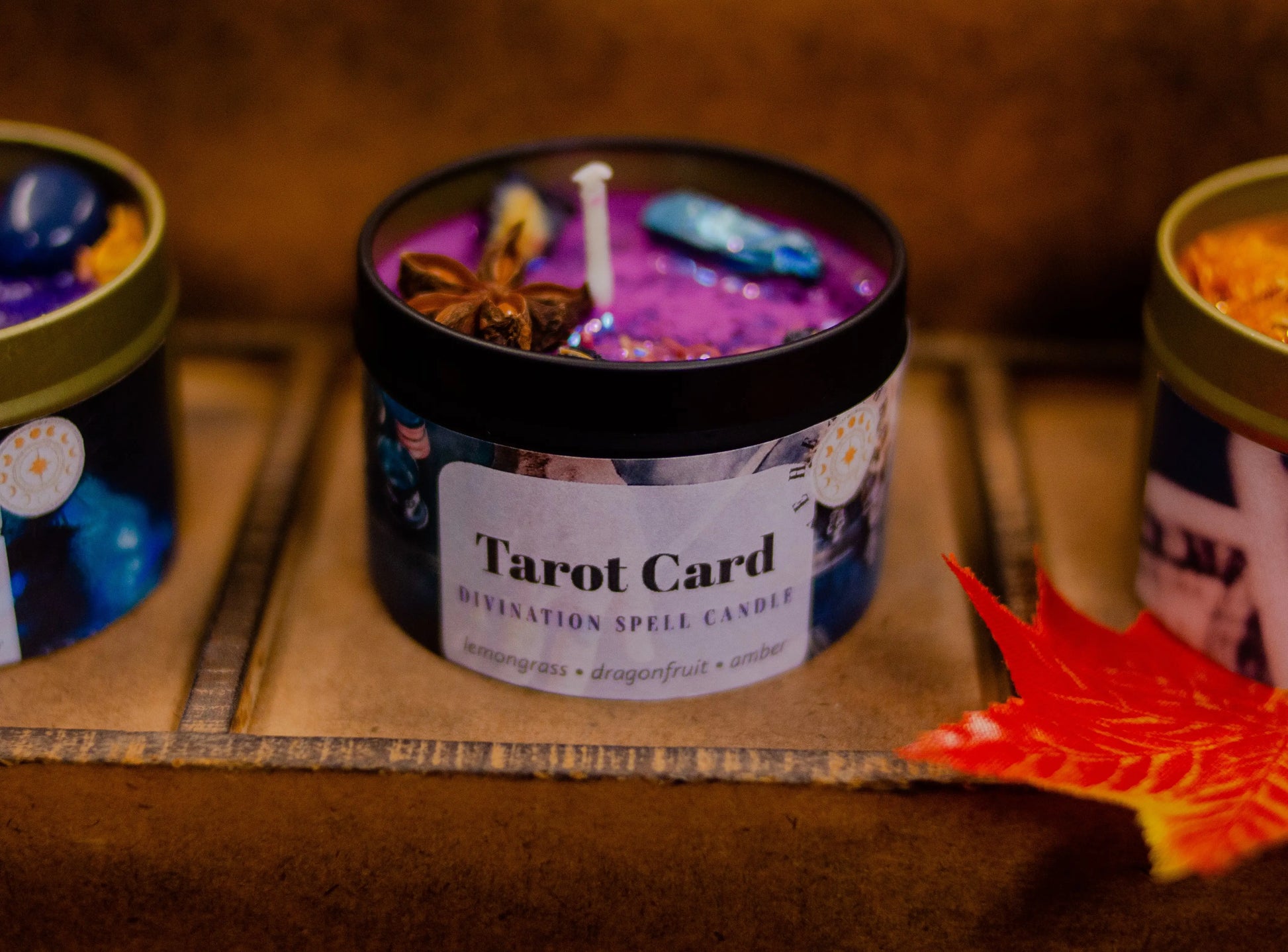 Tarot Card Divination Spell Candle - Spellbound