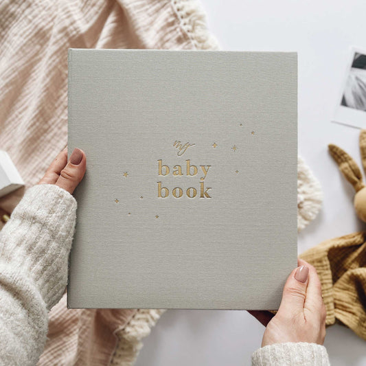 My Baby Book (Misty) luxury baby gift w/presentation box - Spellbound