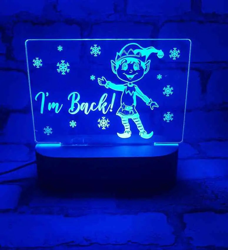 Elf Light Box - I'm Back! (Multi-Coloured Lights) - Spellbound