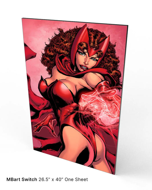 Scarlet Witch: Come Hither - 26.5" X 40" Canvas and Frame mbartist faire