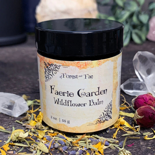 Faerie Garden Wildflower Balm | Green Witch | Garden Salve | Cottagecore Herbs | Calming Balm | Itch Relief | Herb Balm | Insect Bite Relief - Spellbound