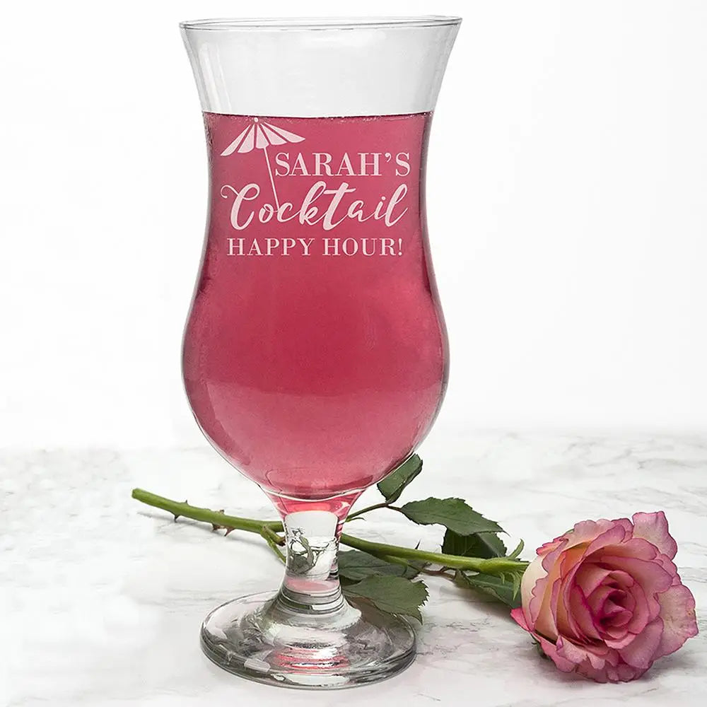 Personalised Happy Hour Cocktail Glass - Spellbound