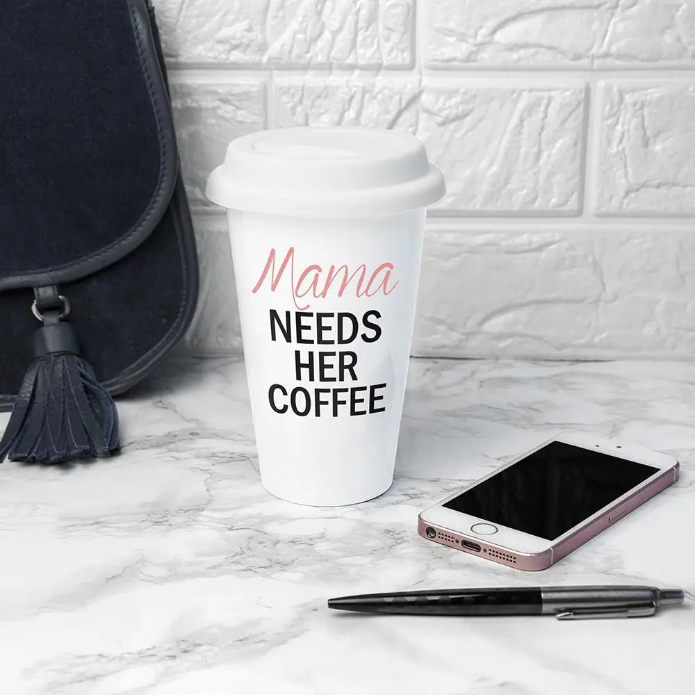Personalised Needs Her Coffee Travel Mug - Spellbound