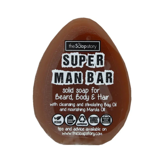 Super Man Soap Shampoo + Shave Bar - Spellbound