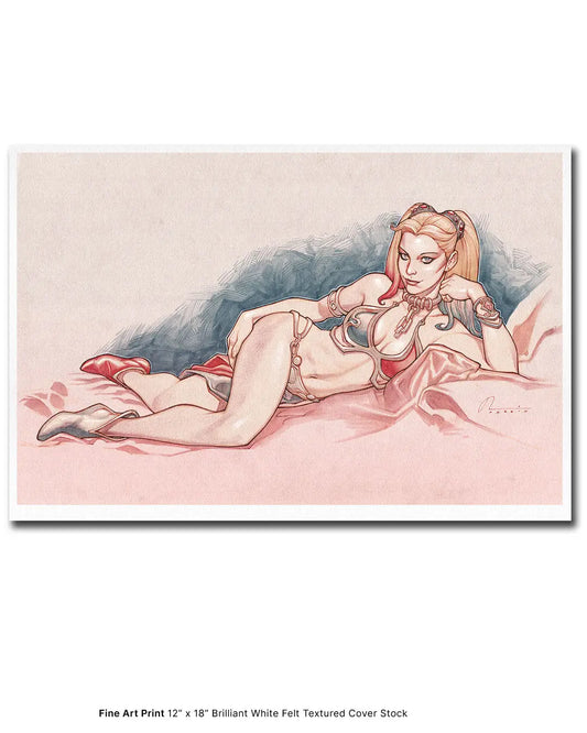 Slave Harley Quinn: Mr. J’s Lucky Day - 12" X 18" Fine Art Print - Spellbound