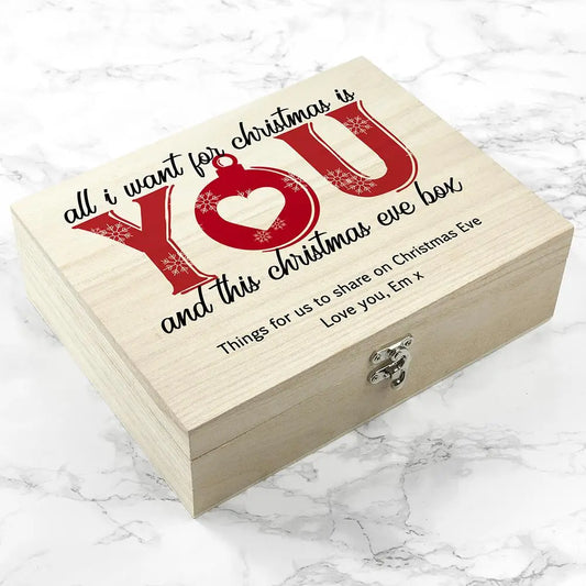 Personalised Romantic Couples Christmas Eve Box - Spellbound