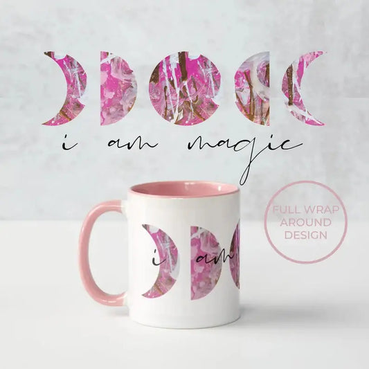 I am Magic Pink Moon Mug - Spellbound