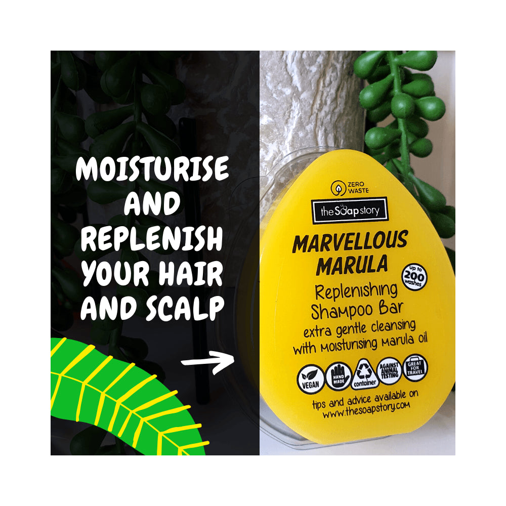 Marvellous Marula Handmade Replenishing Shampoo Bar - Spellbound