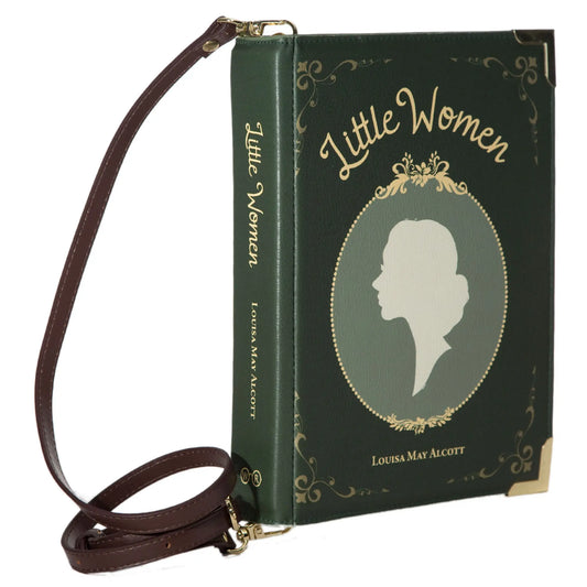 Little Women Green Book Crossbody Handbag - Spellbound