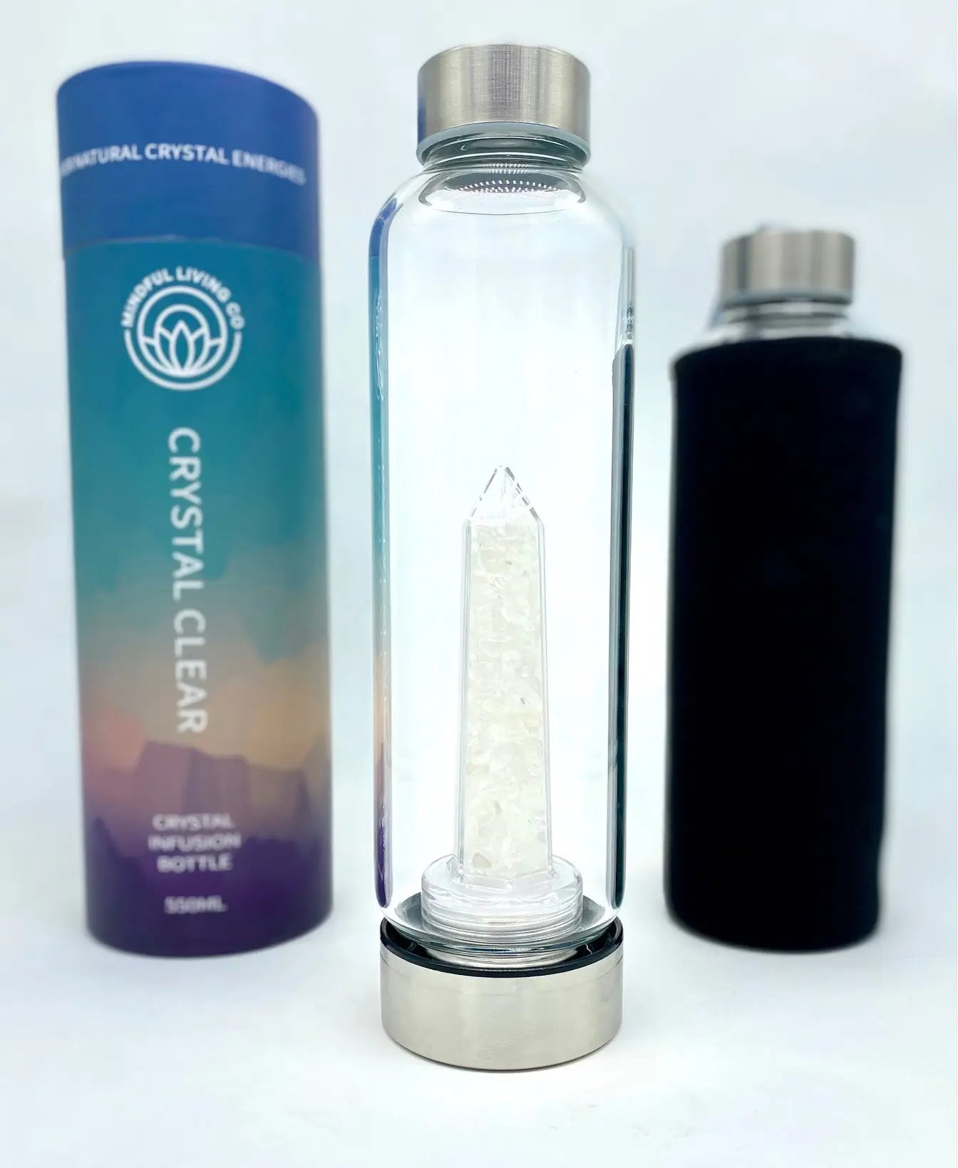 Crystal Clear Water Bottle - Clear Quartz - Spellbound