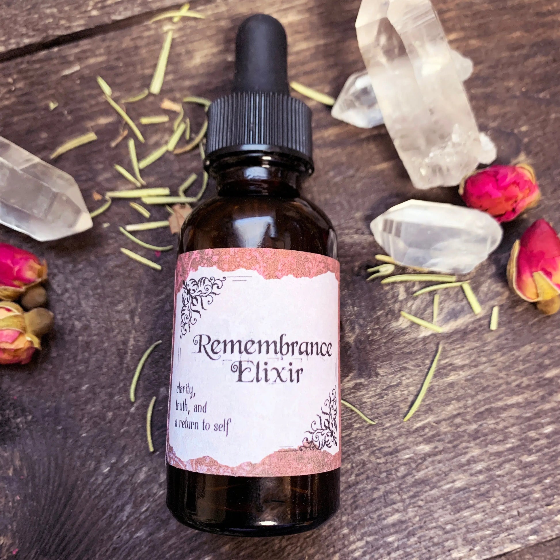 Remembrance Elixir - Herbal Tincture | Energy Work | Earth Magick | Herbal Infusion | Tincture | Herb Magick | Green Witch | Journey Work - Spellbound