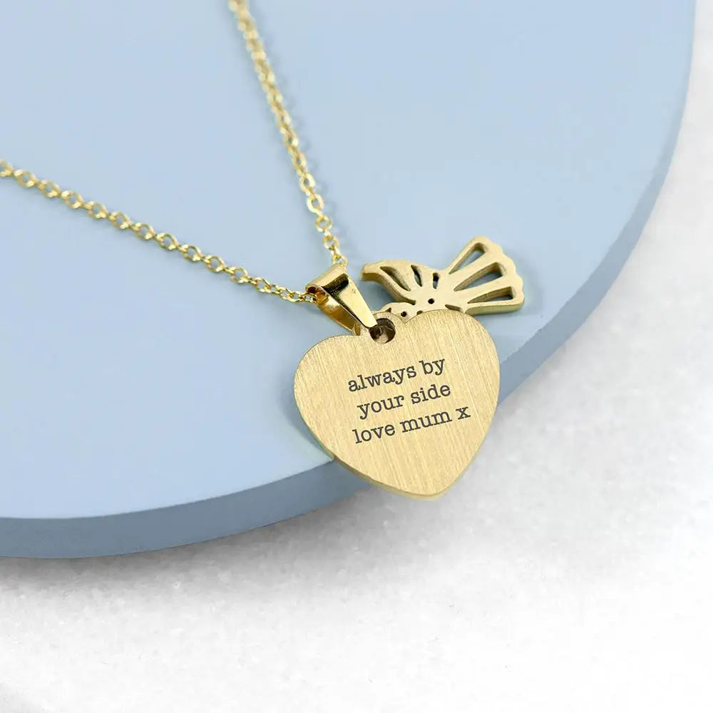 Personalised Guardian Angel Necklace - Spellbound