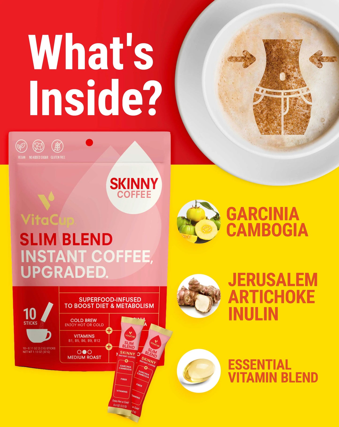 10ct Slim Instant Coffee Sticks - Spellbound