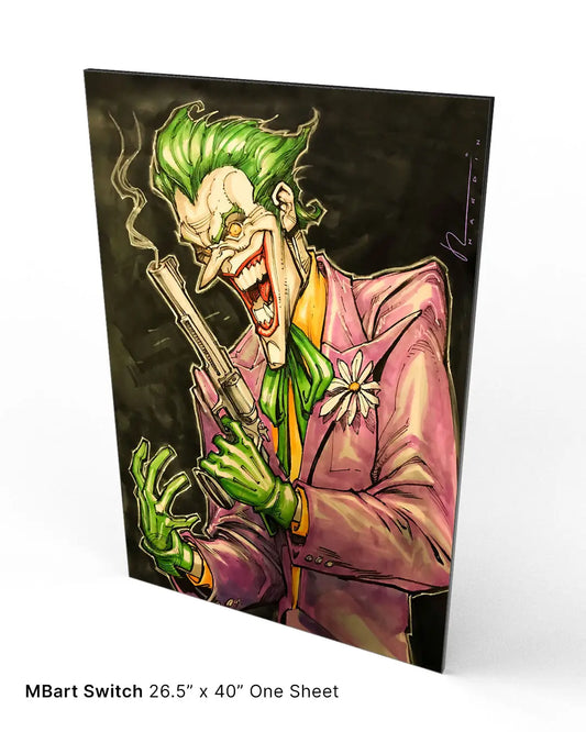Joker: No Laughing Matter - 26.5" X 40" Canvas and Frame - Spellbound