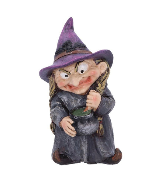 Double Double Small Witch and Cauldron Figurine - Spellbound