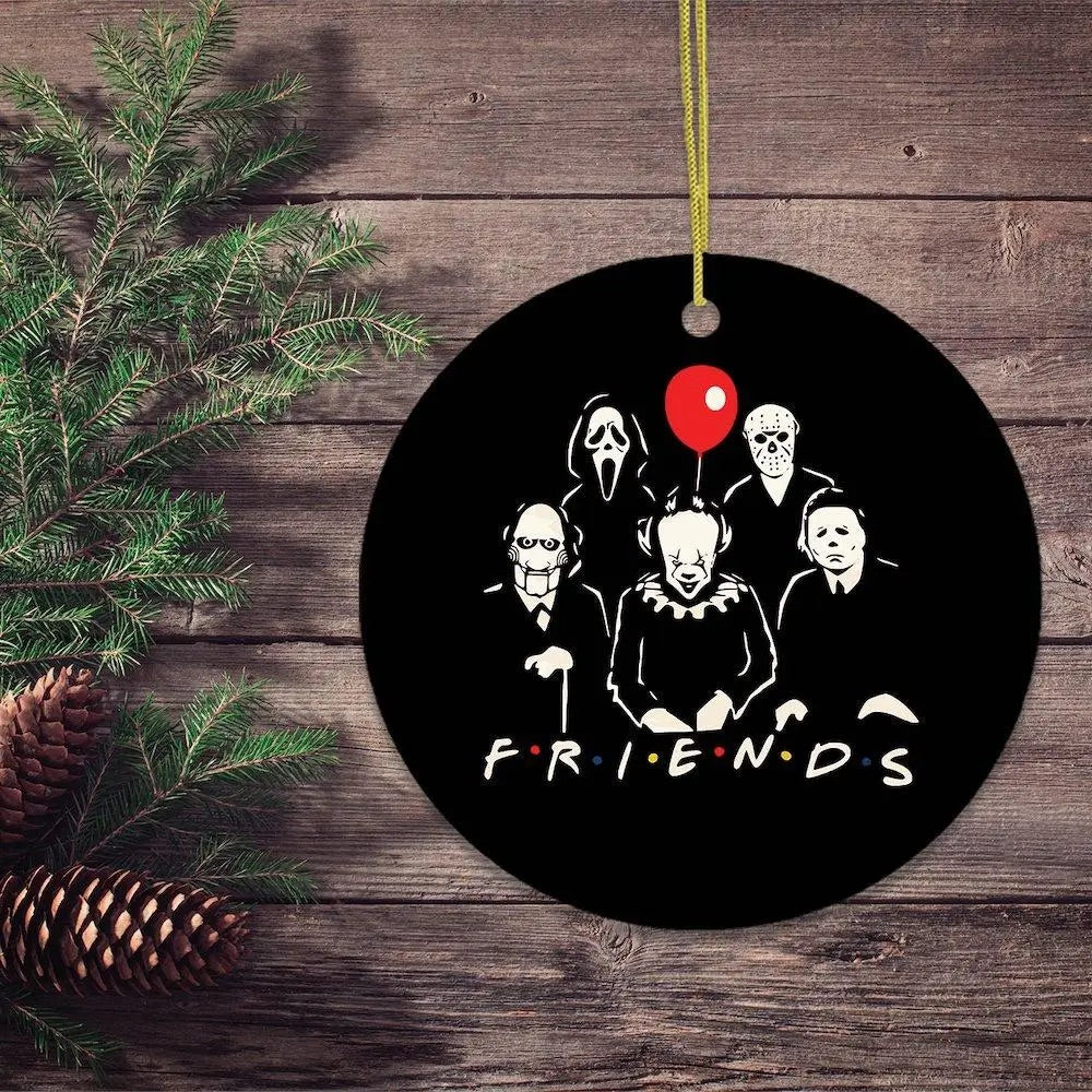 Horror Movie Villain Friends Ornament, Scary Christmas - Spellbound