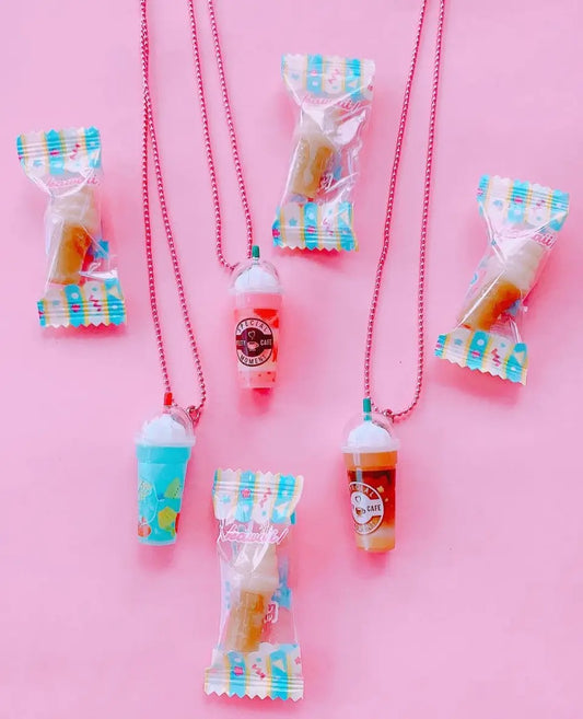 Pop Cutie Gacha Kawaii Drink Kids Necklaces - Spellbound