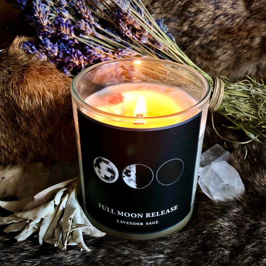 8.5oz Full Moon Candle - Spellbound