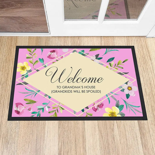Personalised Floral Doormat - Spellbound