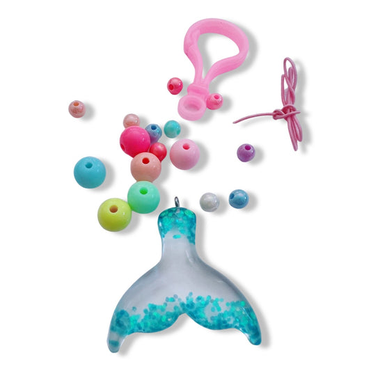 Pop Cutie Kids DIY Key chain / Bag charm Gift Set - Whale - Spellbound