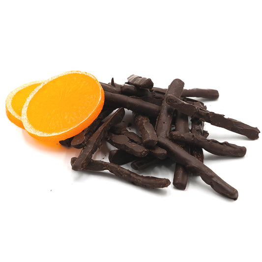 Candied orange covered with dark chocolate 100 Grs - Spellbound