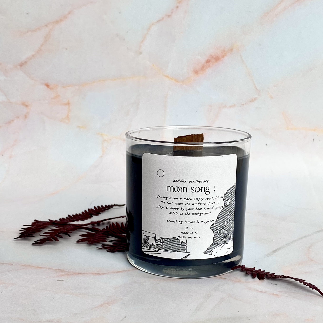 Moon Song Soy Wax Candle - Spellbound