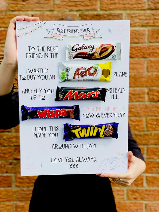 Best Friend Chocolate Message Board Gift - Spellbound