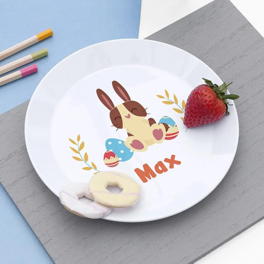 Personalised Children's Spring Bunny Plate - Spellbound