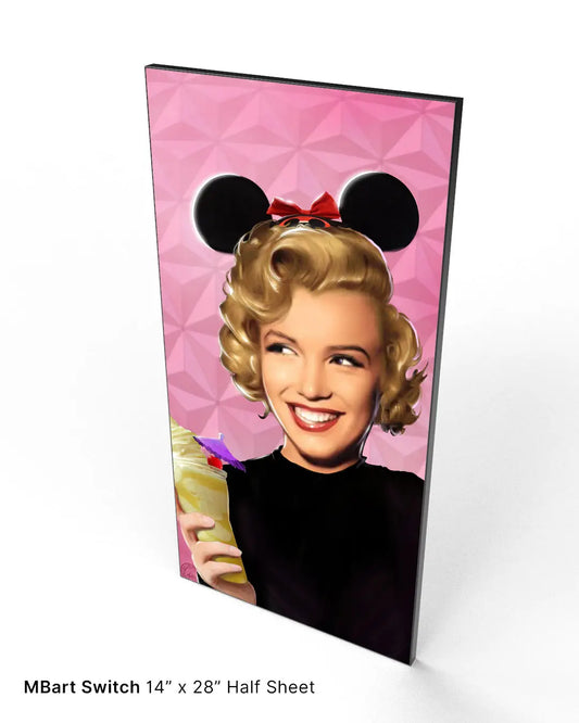 Disney Starlets, Marilyn Monroe: Some Like it Whipped - 14" X 28" Canvas and Frame - Spellbound