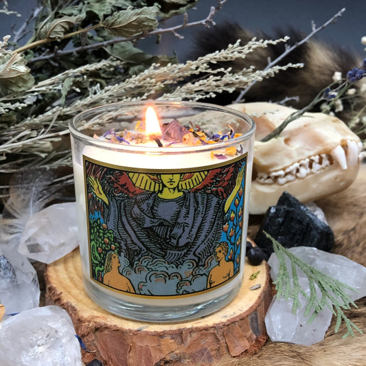 6oz Lovers Tarot Candle - Spellbound
