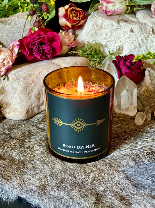 8.5oz Road Opener Candle - Spellbound