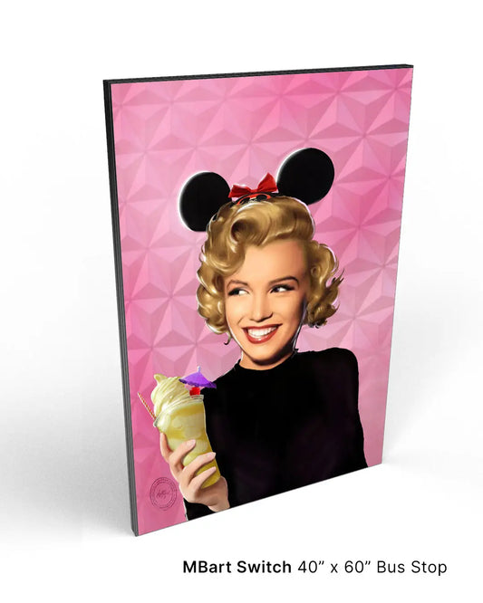 Disney Starlets, Marilyn Monroe: Some Like it Whipped - 40" X 60" Canvas and Frame - Spellbound