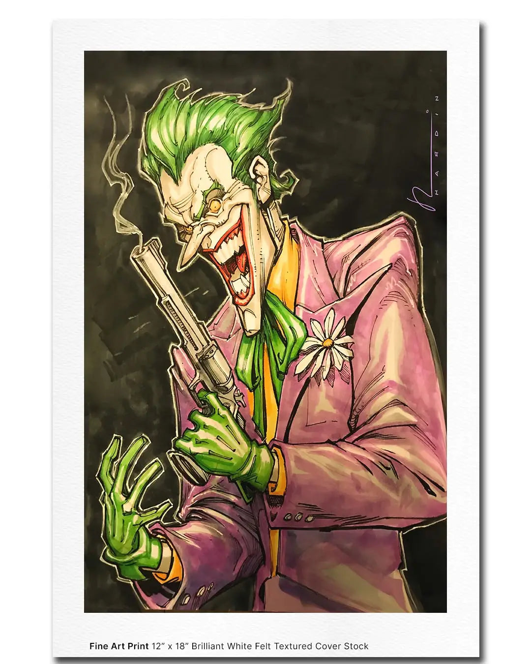 Joker: No Laughing Matter - 12" X 18" Fine Art Print - Spellbound