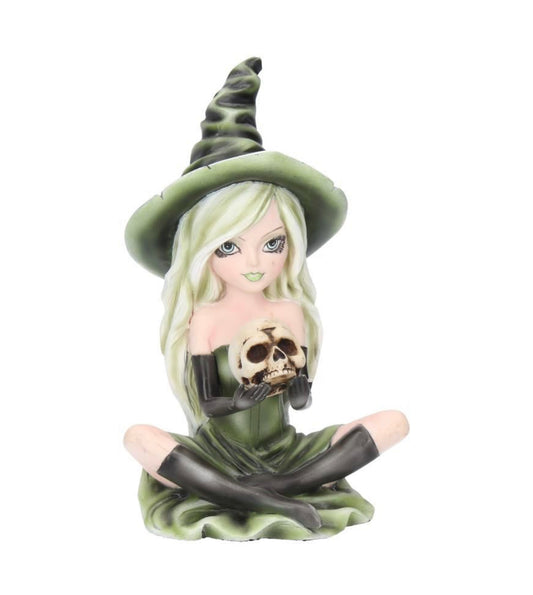 Zelda Figurine Witch Skull Ornament - Spellbound