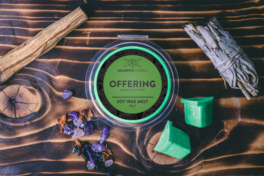 Offering - Bamboo & Cedar - Soy Wax Melt - Spellbound