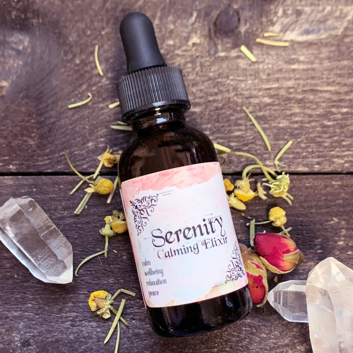 Serenity - Calming Elixir | Herbal Tincture | Energy Work | Earth Magick | Herbal Infusion | Tincture | Herb Magick | Green Witch | Peaceful - Spellbound