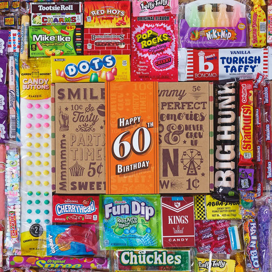 60th Birthday Retro Candy Gift - Spellbound