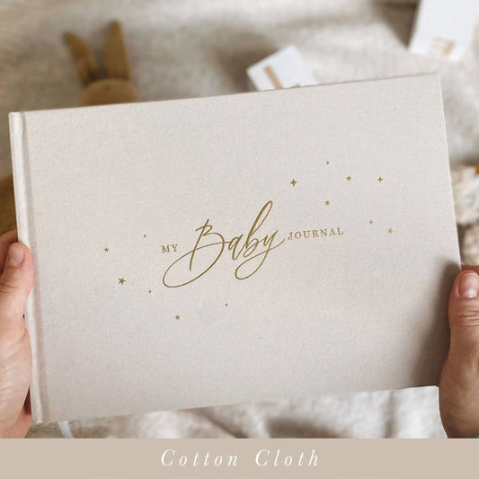 My Baby Journal (Ivory) newborn keepsake memory book gift - Spellbound