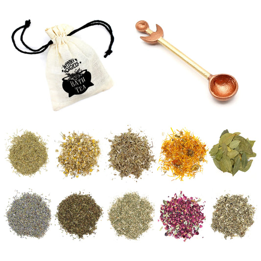Herbal Ritual Bath Tea Kit blessed ember faire
