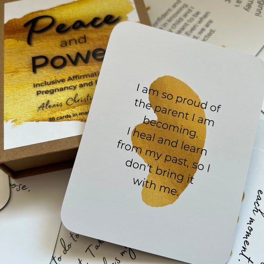 Peace and Power Inclusive Pregnancy Affirmation Cards - Spellbound