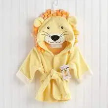Big Top Bath Time"" Lion Hooded Spa Robe - Spellbound